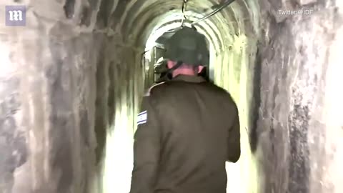 IDF releases video from inside Hamas tunnel underneath al-Shifa hospital in Gaza