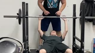 13 year olds first time 115 pounds for reps