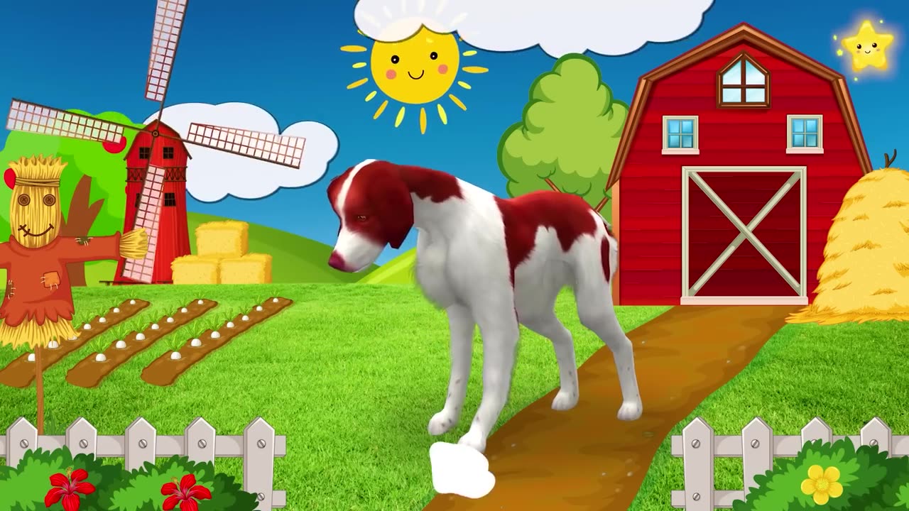 20 min Farm Animals for Kids Animal name and sound Learn animals