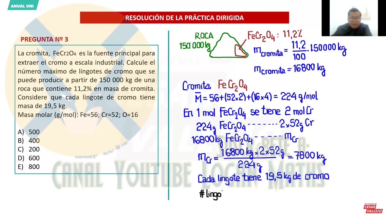 ANUAL VALLEJO 2023 | Semana 18 | Química S2 | RM