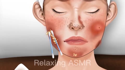 ASMR face spa