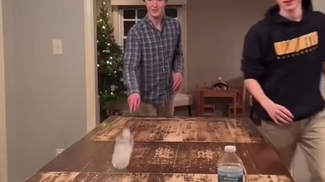 $100 Precision Bottle Flip Challange