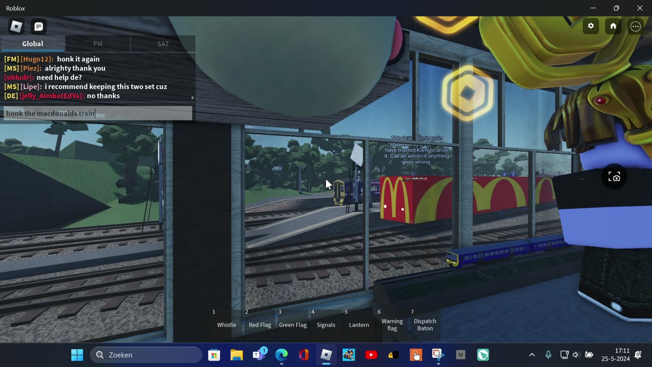 mcdonnalds train