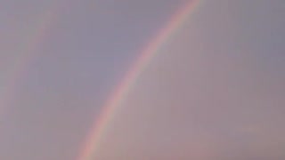 Rainbow in the sky