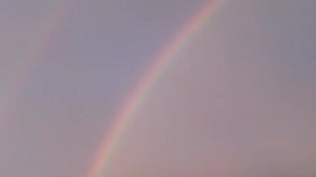 Rainbow in the sky