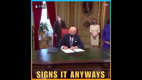 Joe Biden - "I Don't Know What I'm Signing"