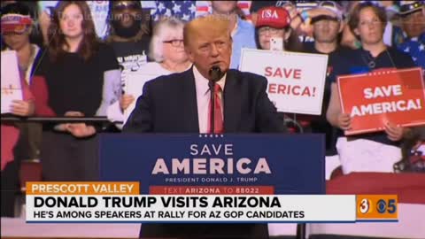 Trump was on FIRE in AZ!