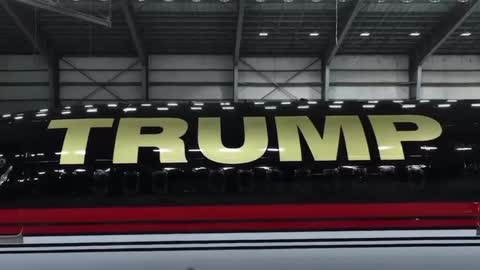 Unlisted Video of Trump Plane Repaint Suggests 2024 Announcement Could Be Imminent