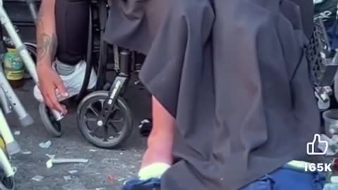 Homeless Californians Strung Out as Gnats Eat Them Alive