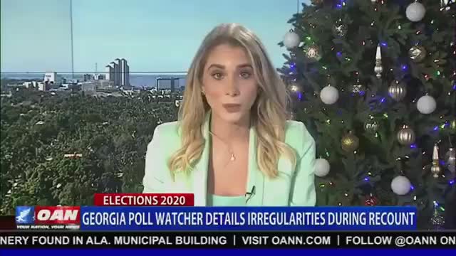 Georgia Poll Watcher explains irregularities