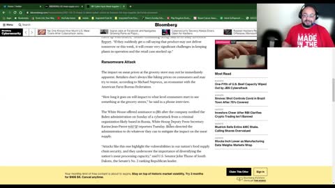 Cyberattack Cripples US Meat Supply, Ransomware targeted Company JBS Words Largest Meat Supplier