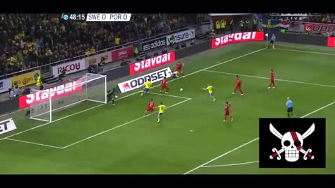 Quando Ibrahimovic e Ronaldo si scontrarono ● Svezia Portogallo 2-3 ●