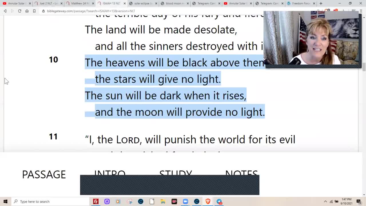 -Solar Eclipse & Blood Moon Eclipse! 6-10-21