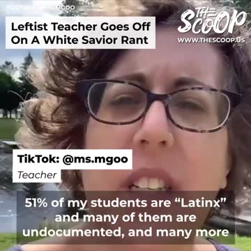 Leftist Teacher Goes Off On A White Savior Rant