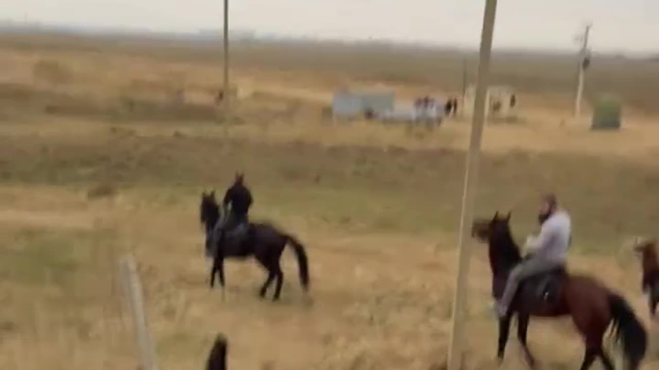 Islam Makhachev Races an ATV Bike while Riding a Horse