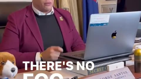 George Santos is going off today.