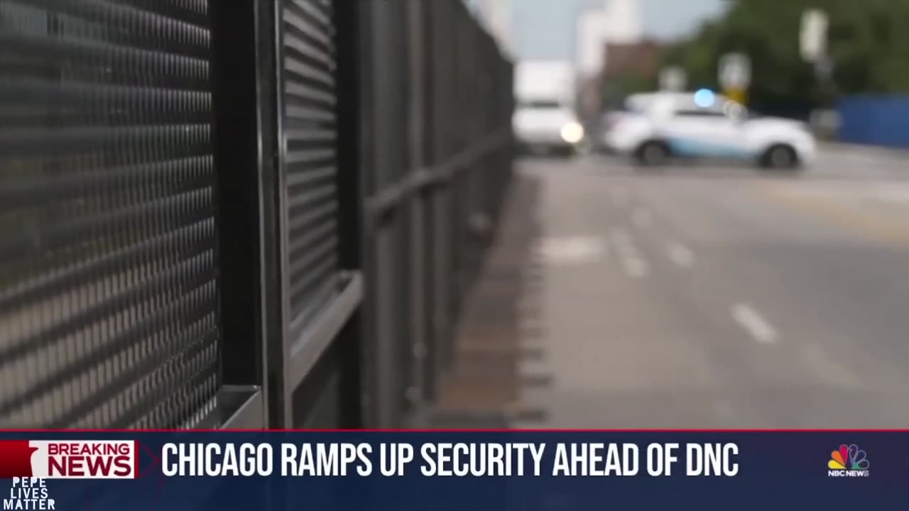 WOW! Chicago is putting up fences at DNC Convention to protect Democrats from their own followers!