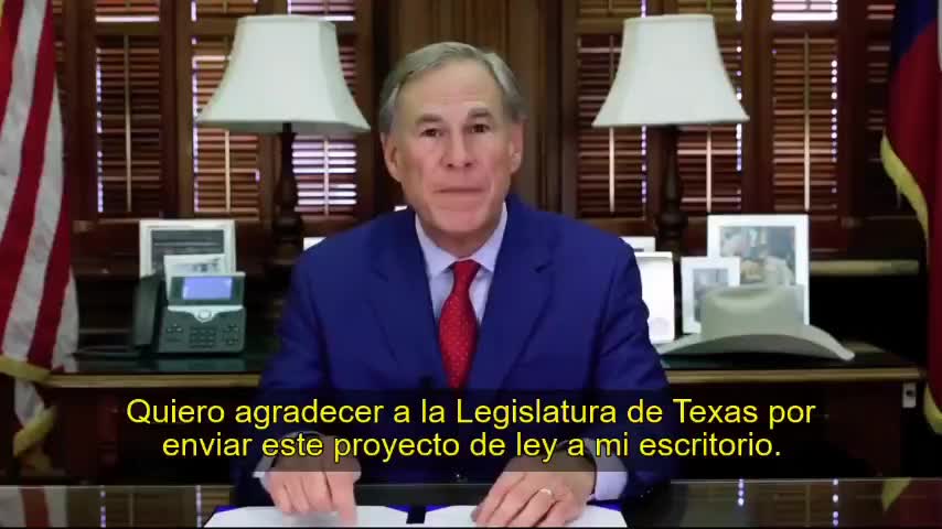 Greg Abbott gobernador de TEXAS prohíbe el pasaporte de vacunación Covid 19 Plandemia Coronavirus