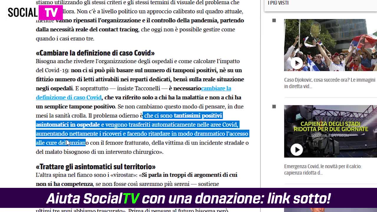 Chi è che sta affollando i nostri ospedali?