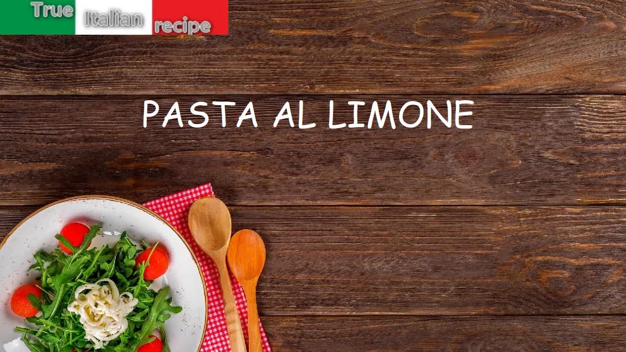 ENG - Pasta al limone