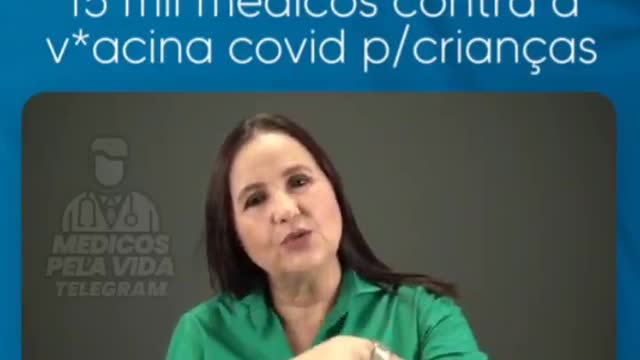 Dra Luciana Monteiro faz um alerta sobre os danos das vacinas em fase experimental em crianças.