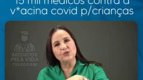 Dra Luciana Monteiro faz um alerta sobre os danos das vacinas em fase experimental em crianças.