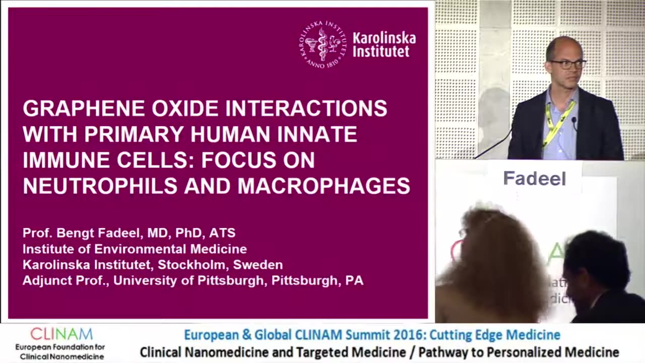 Graphene Oxide Interactions With Human Neutrophils or White Blood Cells