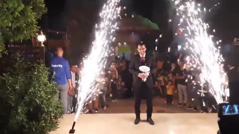 Magnificent Intro For Groom In Egyptian Wedding