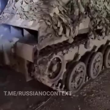 Mice run out of a tank on the front lines