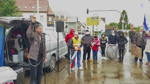 Wolgast: Begin mit der Brücken - Demo am 28-05-2022