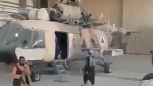 Taliban inspecting new helicopters