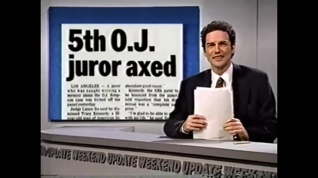 OJ SIMPSON... COMIC NORM MACDONALD ON SNL