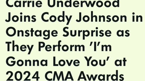 CMA Awards 2024: Show-Stopping Performances and Unforgettable Moments! #VandorTheSource