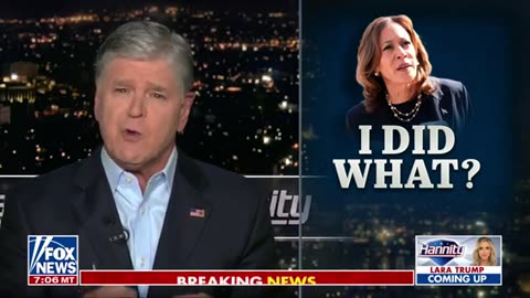 Sean Hannity: Kamala and her campaign are 'flat-out' lying