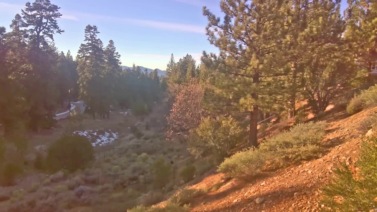 Sunset in Big Bear Lake