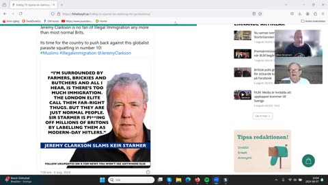 Lunchklubben 7 aug Kändisar tar ställning för de protesterande i England