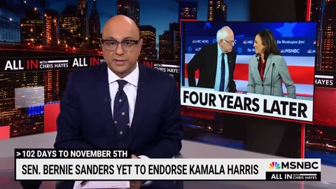 Berny Sanders on why he hasn't endorsed Kamala Harris yet.