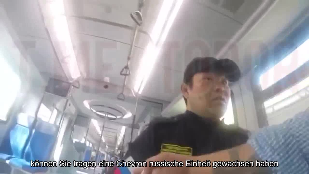 Konflikt des Tages in Russland. Unerwarteter Dialog im Verkehr. Wenn das Video nicht inszeniert i