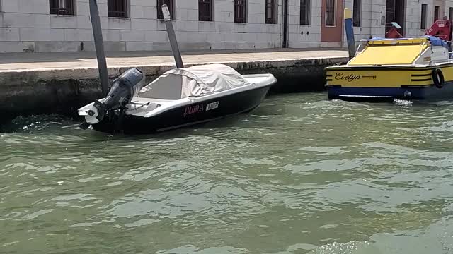Water taxi in Venice
