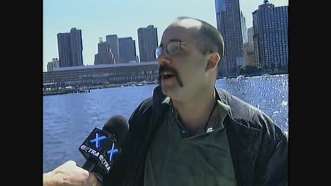 Sept. 11, 2001: WTC collapse view from the Hudson