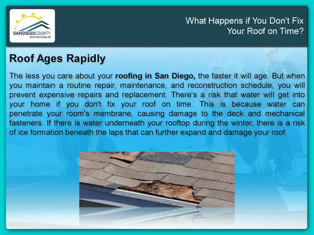 What Happens if You Don’t Fix Your Roof on Time?