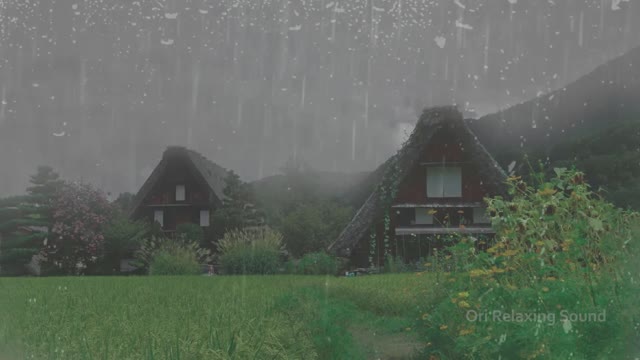 2 Hours - Thunderstorm And Rain Ambience, Relaxing Rain Sounds