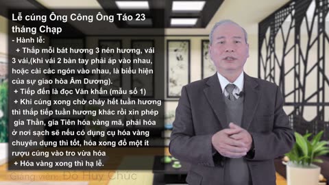 Bài 07. CÁCH THỜ CÚNG TRONG NGÀY TẾT NGUYÊN ĐÁN PHẦN 2