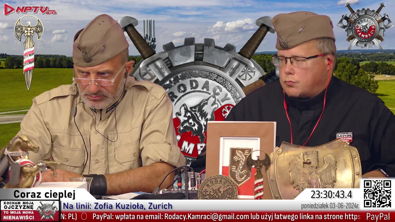 Coraz cieplej. Pon. 3.06.2024r. Wojciech Olszański, Marcin Osadowski - David Icke