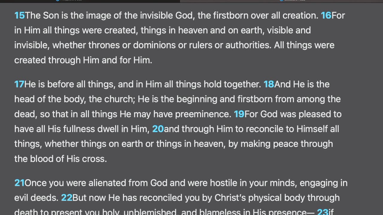 Colossians 1