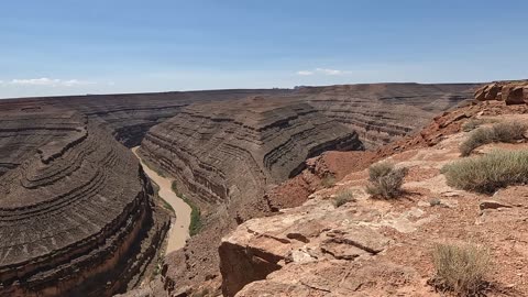 Camping at Goosenecks State Park