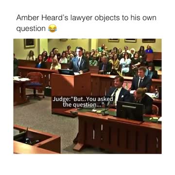 Amber Herds Lawyer Objects to his Own Puestion