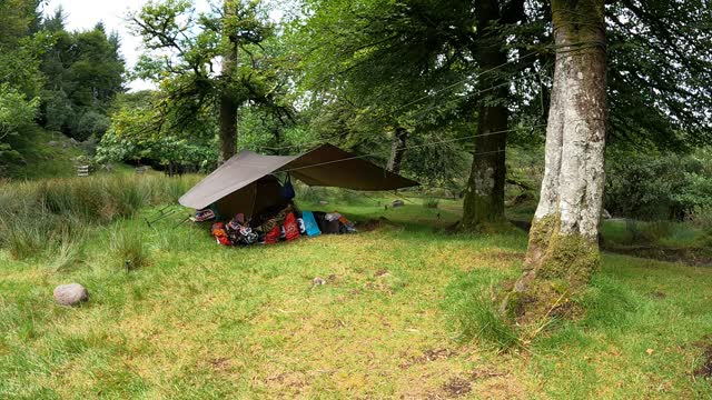 Go pro Speed lapse of clearing down camp