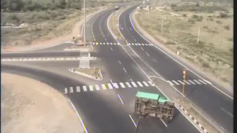 Unexcepted road accident
