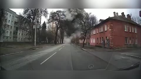Huge explosion rocks Chernihiv after heavy Russian shelling